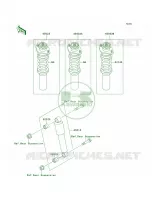 Shock Absorbers per Kawasaki MULE 2510 4X4 2007
