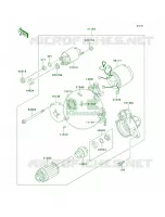 Starter Motor per Kawasaki MULE 2510 4X4 2007