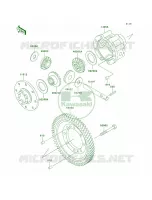 DifferentialKAF620 G1 G3 per Kawasaki MULE 3000 2007