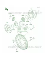 DifferentialKAF620 G4G5 per Kawasaki MULE 3000 2007