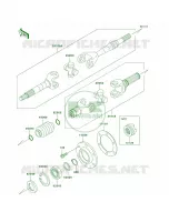 Drive Shaft RearKAF620 G4G5 per Kawasaki MULE 3000 2007