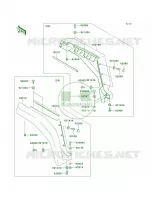 Front FendersKAF620 G1 per Kawasaki MULE 3000 2007