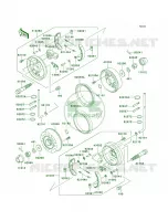 Front HubsBrakes per Kawasaki MULE 3000 2007