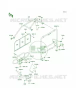 GuardsCab FrameKAF620 G4G5 per Kawasaki MULE 3000 2007