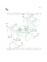 Rear Fenders per Kawasaki MULE 3000 2007