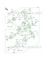 Starter Motor per Kawasaki MULE 3000 2007