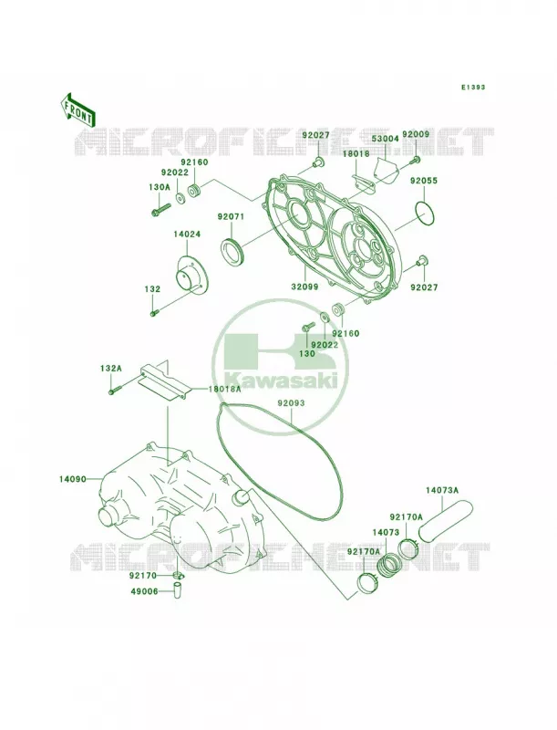 Converter CoverDrive Belt Kawasaki MULE 620 2007 MULE 3000  KAF620-G5
