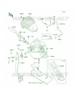 Brake PedalThrottle Lever per Kawasaki MULE 4010 TRANS4X4 REALTREE APG HD 2010