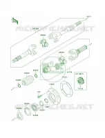 Drive Shaft Rear per Kawasaki MULE 4010 TRANS4X4 REALTREE APG HD 2010