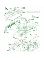 FendersSCFSDF per Kawasaki MULE 4010 TRANS4X4 REALTREE APG HD 2010