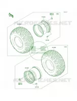 WheelsTires per Kawasaki MULE 4010 TRANS4X4 REALTREE APG HD 2010