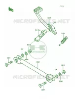 Brake Pedal per Kawasaki Concours 1991
