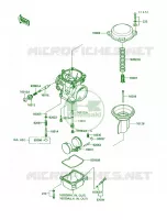 Carburetor Parts per Kawasaki Concours 1991