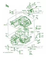 Crankcase per Kawasaki Concours 1991