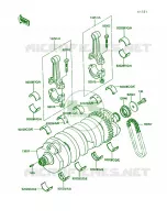 Crankshaft per Kawasaki Concours 1991