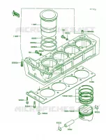 CylinderPiston per Kawasaki Concours 1991