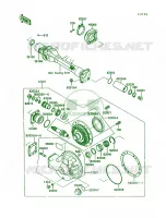 Drive ShaftFinal Gear per Kawasaki Concours 1991