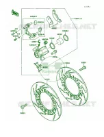 Front Brake per Kawasaki Concours 1991