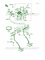 Front Master Cylinder per Kawasaki Concours 1991