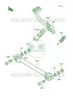 Brake Pedal per Kawasaki Concours 1990