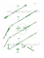 Cable per Kawasaki Concours 1990