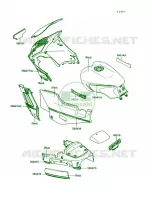 DecalRed per Kawasaki Concours 1990
