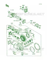 Drive ShaftFinal Gear per Kawasaki Concours 1990