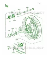 Front Hub per Kawasaki Concours 1990