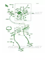 Front Master Cylinder per Kawasaki Concours 1990