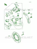 Rear Brake per Kawasaki Concours 1990