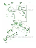 Turn Signal per Kawasaki Concours 1990