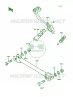 Brake Pedal per Kawasaki Concours 1989