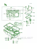 Breather BodyOil Pan per Kawasaki Concours 1989