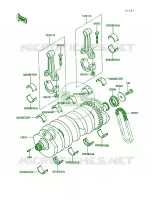 Crankshaft per Kawasaki Concours 1989