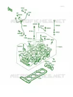 Cylinder Head per Kawasaki Concours 1989