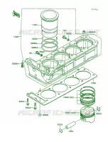 CylinderPiston per Kawasaki Concours 1989