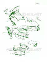 DecalRed per Kawasaki Concours 1989
