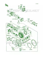 Drive ShaftFinal Gear per Kawasaki Concours 1989