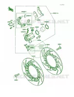 Front Brake per Kawasaki Concours 1989