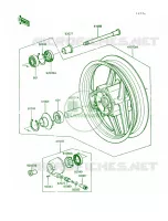 Front Hub per Kawasaki Concours 1989