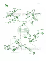 Gear Change Mechanism per Kawasaki Concours 1989