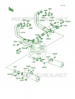 Muffler per Kawasaki Concours 1989