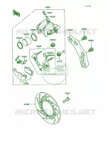 Rear Brake per Kawasaki Concours 1989