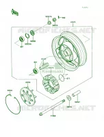 Rear Hub per Kawasaki Concours 1989
