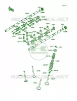 Valve per Kawasaki Concours 1989