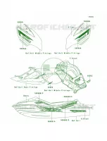 DecalsEbonyKFF per Kawasaki ULTRA LX 2013