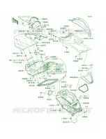 Hull Middle Fittings per Kawasaki ULTRA LX 2013