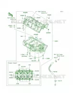 Crankcase per Kawasaki ULTRA 260X 2010