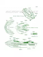 DecalsRedE9F per Kawasaki ULTRA 260X 2010