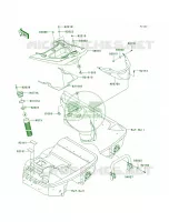 Hull Rear Fittings per Kawasaki ULTRA 260X 2010